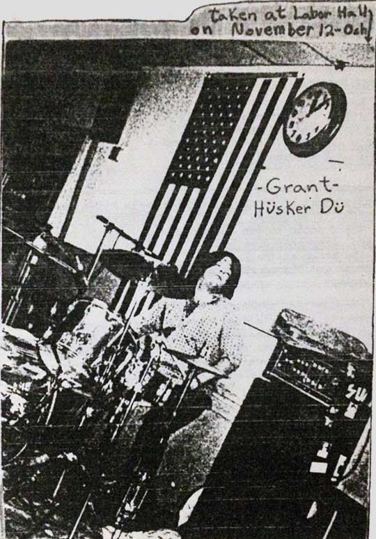 Hüsker Dü, Labor Hall, Oshkosh WI, 12 Nov 1983