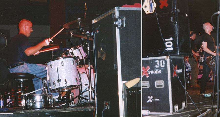 Matt/Jim & Michael performing, Milwaukee WI, 15 Sep 1998