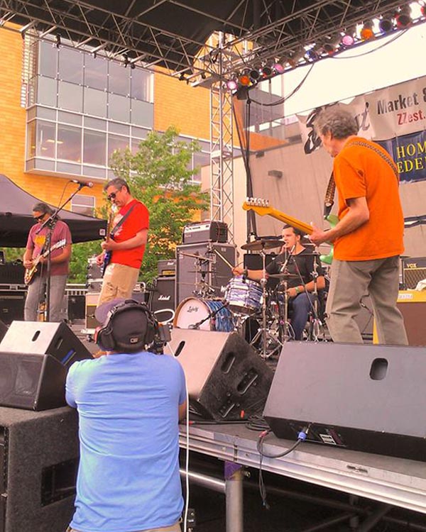 Greg Norton with Meat Puppets, St Johns Block Party, Rochester MN, 13 Jul 2013