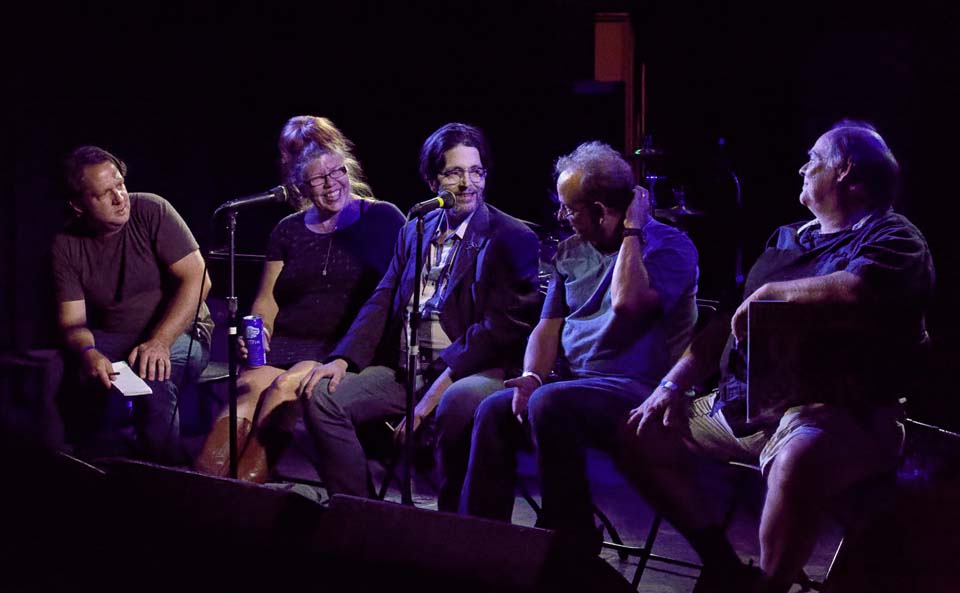 post-gig panel discussion @ 7th St Entry, Minneapolis MN, 15 Aug 2016