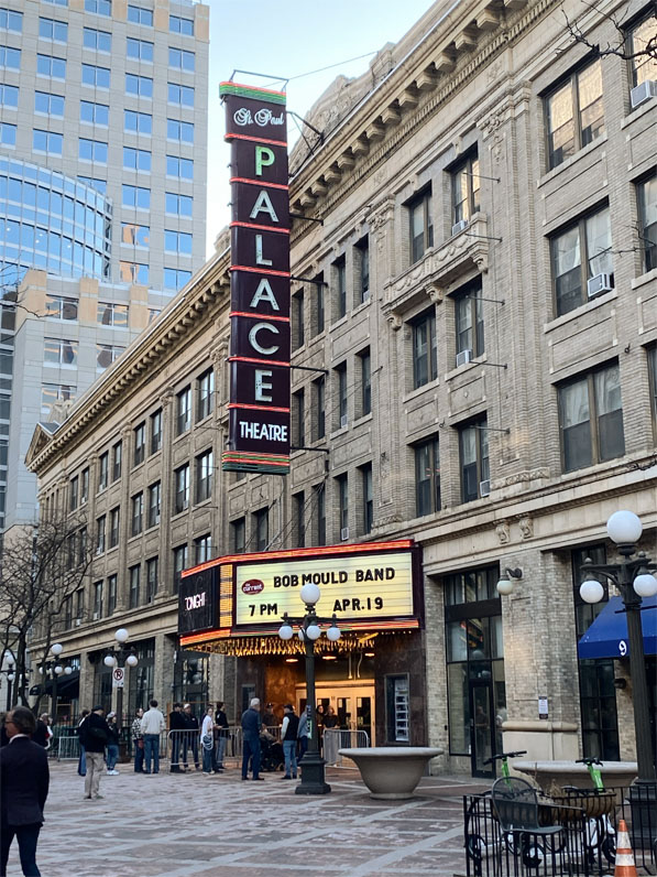 Bob Mould @ Palace Theatre, St Paul MN, 19 Apr 2025