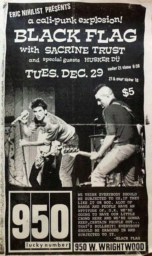 Hüsker Dü 29 Dec 1981