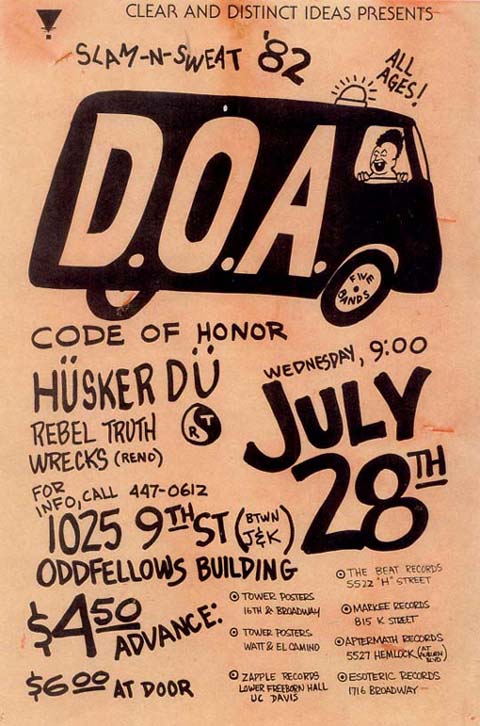 Hüsker Dü 28 Jul 1982