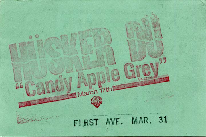 Candy Apple Grey card other side