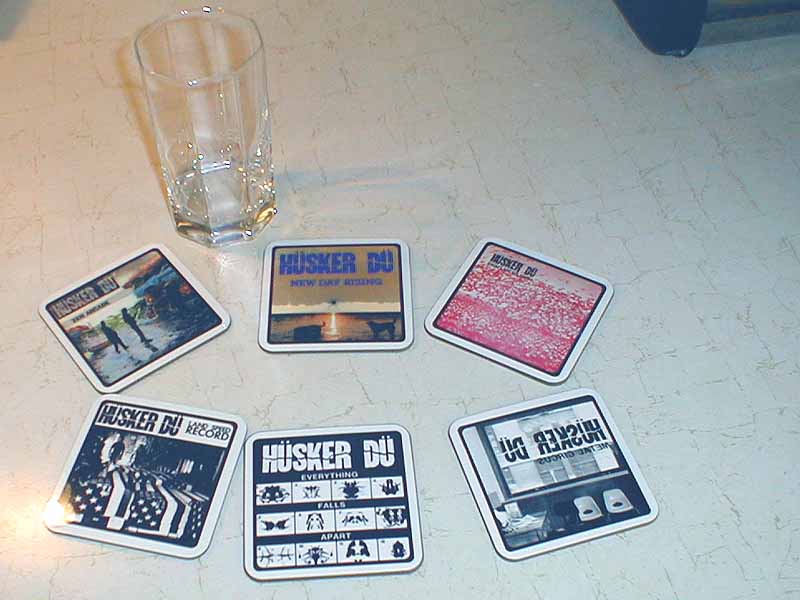 Hüsker Dü Drink Coasters