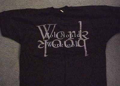 Black Workbook tee (front)