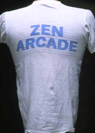 zen arcade tour tee back