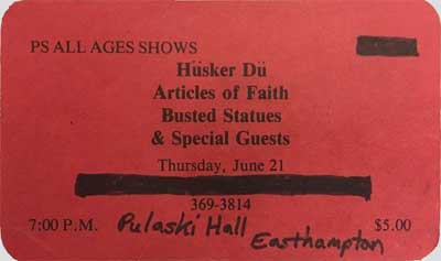 21 Jun 1984 ticket (venue changed)