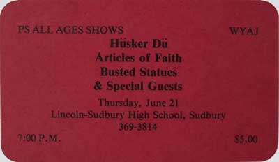 21 Jun 1984 ticket (show canceled)