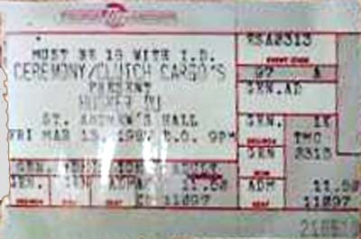 13 Mar 1987 ticket