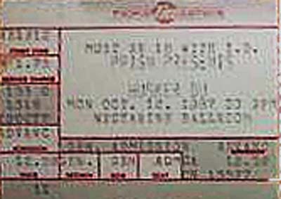 12 Oct 1987 ticket