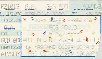 13 Oct 1989 ticket