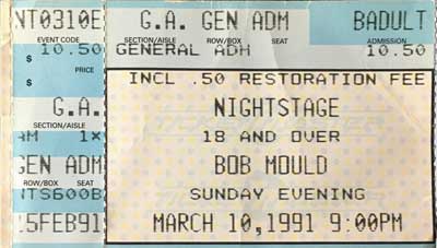 10 Mar 1991 ticket