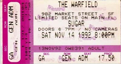 14 Nov 1992 ticket