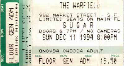 11 Dec 1994 ticket