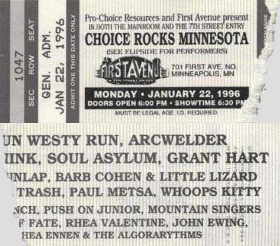 22 Jan 1996 ticket