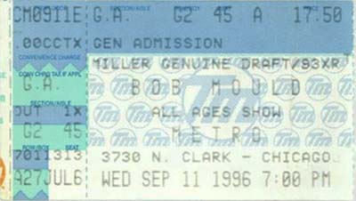 11 Sep 1996 ticket