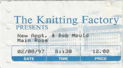 08 Feb 1997 (early) ticket