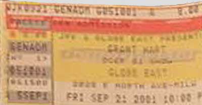 21 Sep 2001 ticket