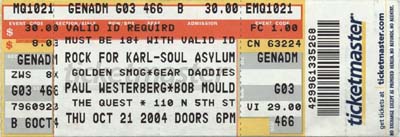 21 Oct 2004 ticket
