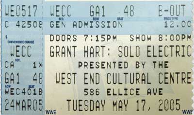 17 May 2005 ticket