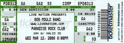 12 Mar 2008 ticket