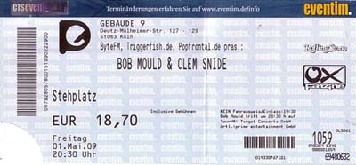 02 May 2009 ticket