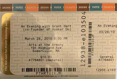 28 Mar 2010 ticket (show canceled)