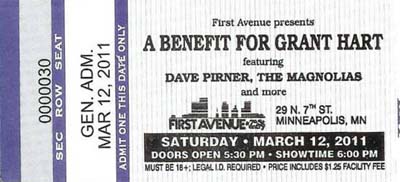 12 Mar 2011 ticket