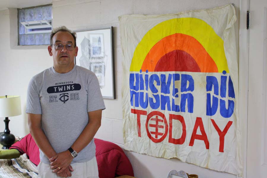 >Hüsker Dü cloth <I>Today Show</I> banner