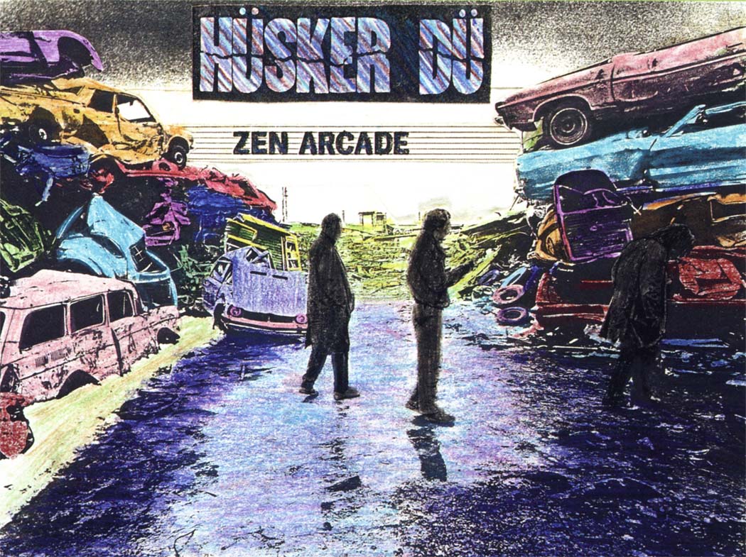 Uncropped Zen Arcade cover art